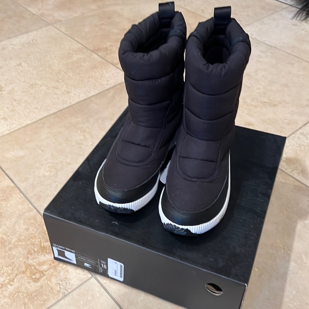 Sorel out N about puffy mid boot BLACK 10